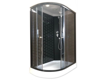 Душевая кабина Дана 25 К R 120x80 с низким поддоном, тонированным стеклом