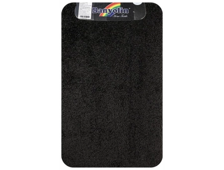 Коврик для ванной Санакс 10309 Shaggy Eco 50x80 чёрный