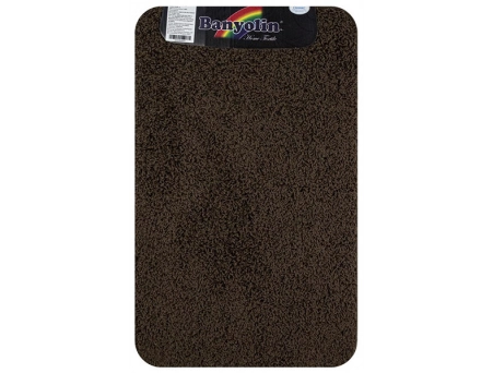 Коврик для ванной Санакс 10324 Shaggy Eco 50x80 коричневый
