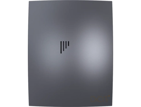 Вытяжной вентилятор Diciti Breeze 4C Dark Gray metal Ø100 мм (с обратным клапаном) - фото 2