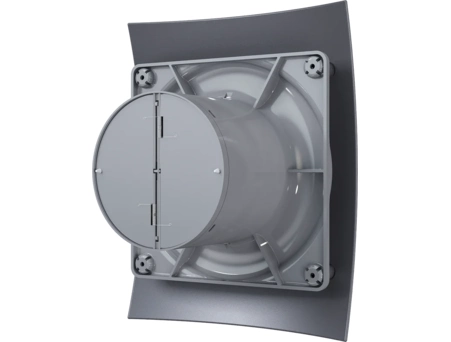 Вытяжной вентилятор Diciti Breeze 4C Dark Gray metal Ø100 мм (с обратным клапаном) - фото 5