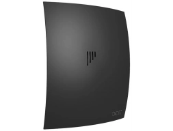 Вытяжной вентилятор Diciti Breeze 4C Matt black Ø100 мм 25 дБ (с обратным клапаном)
