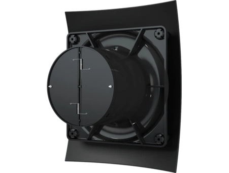 Вытяжной вентилятор Diciti Breeze 4C Matt black Ø100 мм (с обратным клапаном) - фото 5