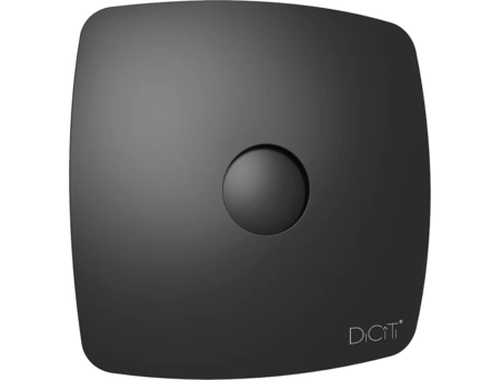 Вытяжной вентилятор Diciti Rio 4C Matt black Ø100 мм (с обратным клапаном) - фото 3