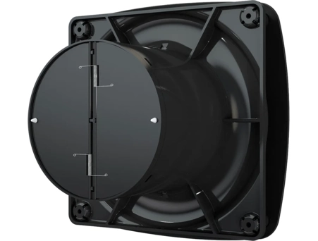Вытяжной вентилятор Diciti Rio 4C Matt black Ø100 мм (с обратным клапаном) - фото 5