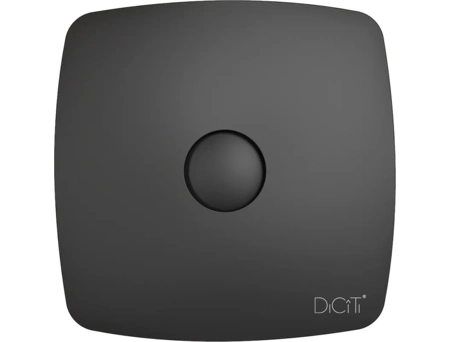 Вытяжной вентилятор Diciti Rio 4C Matt black Ø100 мм (с обратным клапаном) - фото 2