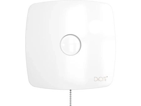 Вытяжной вентилятор Diciti Rio 4C-02 White Ø98 мм, шнурковый выключатель (с обратным клапаном) - фото 2