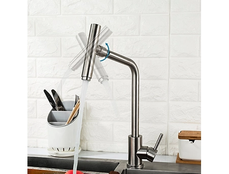 Смеситель для кухни Frap F44899 из нержавеющей стали - фото 3