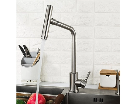Смеситель для кухни Frap F44899 из нержавеющей стали - фото 2