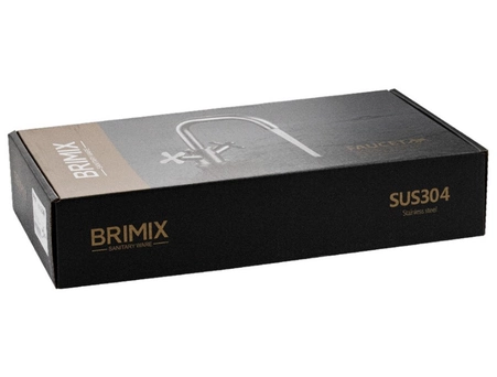 Смеситель для ванны Brimix 9340 из нержавеющей стали - фото 4