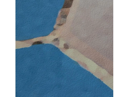 Штора для ванной Санакс 01-89 голубые кубы (180x180) - фото 4