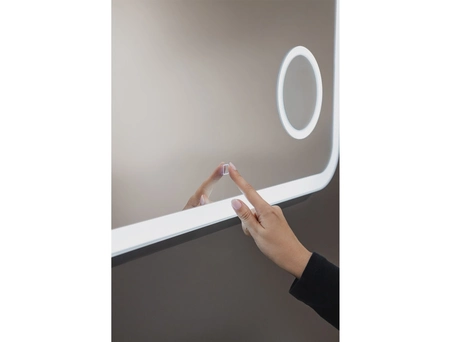 Зеркало Azario Эльза 1000х800 (LED) сенсорное, с дополнительным увеличительным зеркалом - фото 5