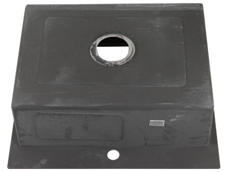 Кухонная мойка GFfrank 60502G 60x50 графит (с сифоном) - фото 2