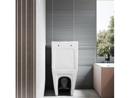 Унитаз-компакт Corso CR-2125A-R безободковый, торнадо - фото 11