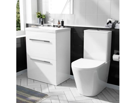 Унитаз-компакт Corso CR-2125A-R безободковый, торнадо - фото 3