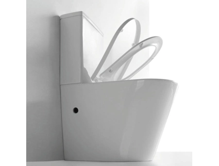 Унитаз-компакт Corso CR-2125A-R безободковый, торнадо - фото 8