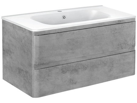 Тумба с раковиной Vincea Vico 1000 Beton подвесная (Vincea VCB-2VP100W)