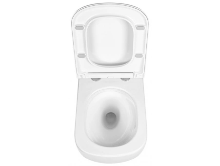 Унитаз подвесной Aqua Nero Solana AN-009A торнадо, безободковый - фото 8