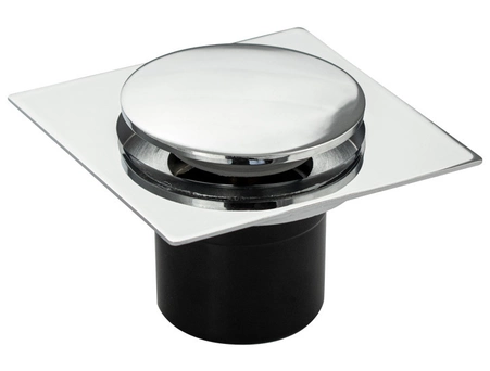 Душевой трап GFmark 1193 10x10 см хромированный Ø50 мм (Click Clack) - фото 5