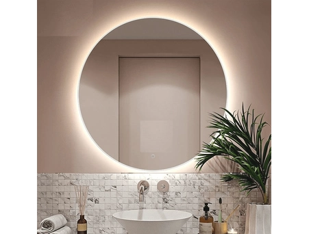 Зеркало Azario Alone Cerchio 80х80 сенсорное, с LED подсветкой и диммером - фото 2