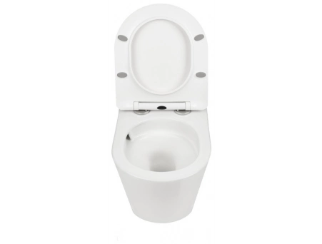 Унитаз подвесной Aqua Nero Atria AN-005L торнадо, безободковый - фото 11