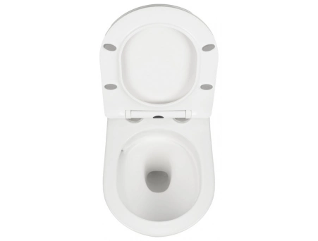 Унитаз подвесной Aqua Nero Atria AN-005L торнадо, безободковый - фото 12