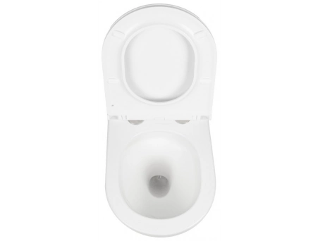 Унитаз подвесной Aqua Nero Bloom AN-012Q3 торнадо, безободковый - фото 11