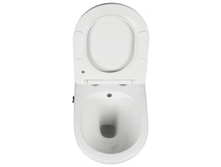 Унитаз подвесной с биде Aqua Nero Aries AN-3105-SF безободковый - фото 14