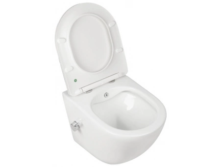 Унитаз подвесной с биде Aqua Nero Aries AN-3105-SF безободковый - фото 12
