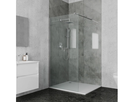 Душевая перегородка Redo Walk in RD-W90C 90x195 с хромированным профилем, прозрачным стеклом - фото 2