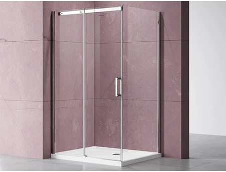 Душевой уголок Vincea Dice 120x90 VSR-4D9012CL прозрачное стекло, хромированный профиль