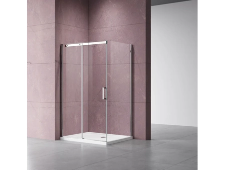 Душевой уголок Vincea Dice 120x90 VSR-4D9012CL прозрачное стекло, хромированный профиль - фото 2