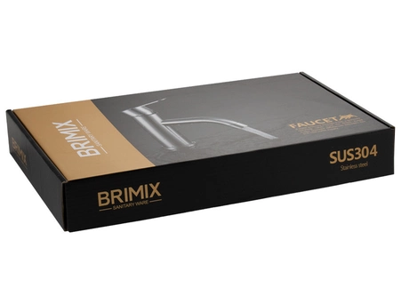 Смеситель для кухни Brimix 9301 из нержавеющей стали - фото 4
