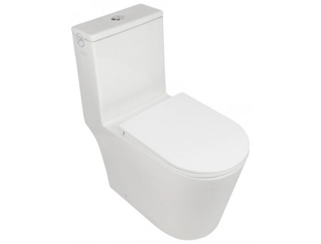 Унитаз моноблок Aqua Nero Rain торнадо, безободковый AN-015L - фото 2