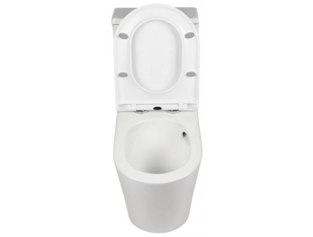 Унитаз моноблок Aqua Nero Rain торнадо, безободковый AN-015L - фото 12