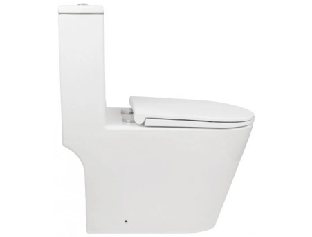 Унитаз моноблок Aqua Nero Rain торнадо, безободковый AN-015L - фото 6