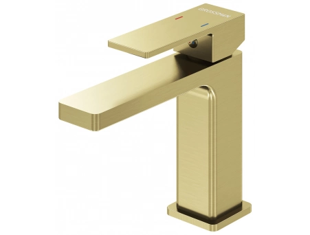 Смеситель для раковины Grossman Style золото сатиновое 510.K35.05.320