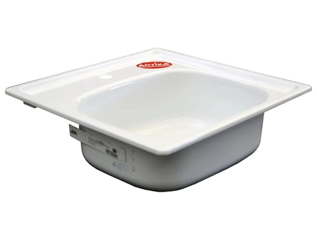 Мойка стальная ВИЗ Antika 50x50 эмалированная AMC-51101 - фото 5