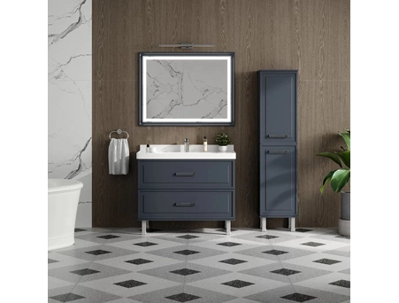 Тумба с раковиной Aura Katy 80-2 графит универсальная (Katy 80) - фото 6