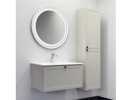 Тумба с раковиной Comforty Ереван 80 подвесная, серый шелк (Comforty 80E) 00-00014864CF - фото 2