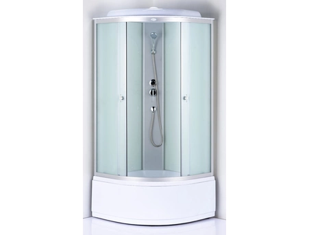 Душевая кабина Дана 870W 90x90 с высоким поддоном, матовым стеклом