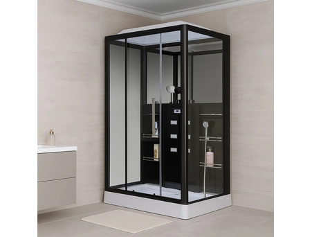Душевая кабина Loranto Selak CS 127-3A L 120x90 с низким поддоном, прозрачным стеклом CS00035775 - фото 2