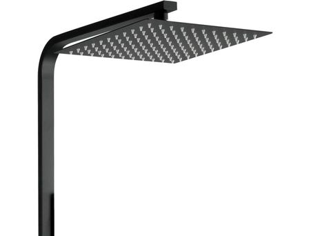 Душевая стойка со смесителем Frap F24802-6 черная матовая - фото 12