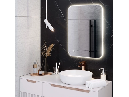 Зеркало Aqua de Marco Milan 50x70 или 70x50 (LED) сенсорное (универсальное) MIL50/70 - фото 4
