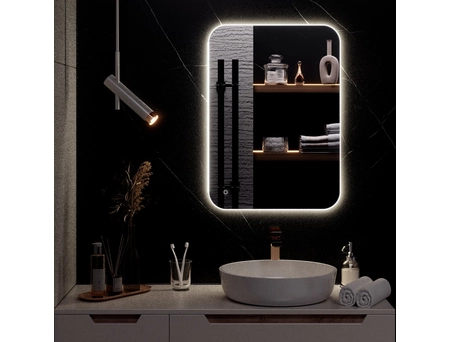 Зеркало Aqua de Marco Milan 50x70 или 70x50 (LED) сенсорное (универсальное) MIL50/70 - фото 5