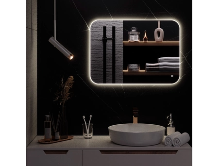 Зеркало Aqua de Marco Milan 50x70 или 70x50 (LED) сенсорное (универсальное) MIL50/70 - фото 9