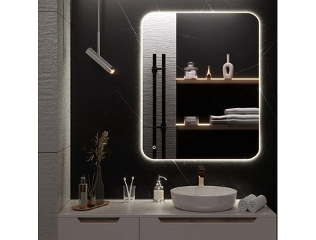 Зеркало Aqua de Marco Milan 80x100 или 100x80 (LED) сенсорное (универсальное) MIL80/100 - фото 4