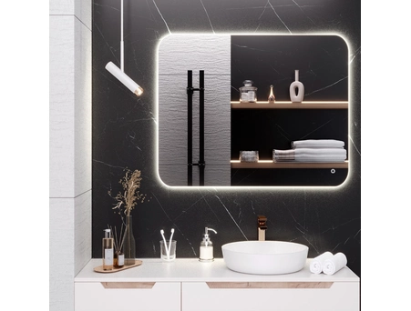 Зеркало Aqua de Marco Milan 80x100 или 100x80 (LED) сенсорное (универсальное) MIL80/100 - фото 7