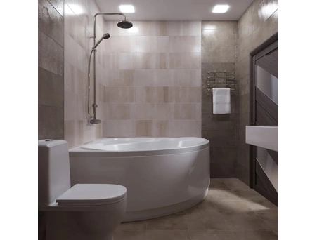 Акриловая ванна Triton Грация 140x140 (с каркасом) Щ0000048049 - фото 7