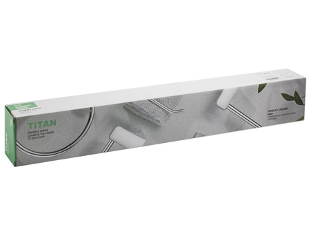 Полотенцедержатель Titan 76001 черный матовый - фото 4